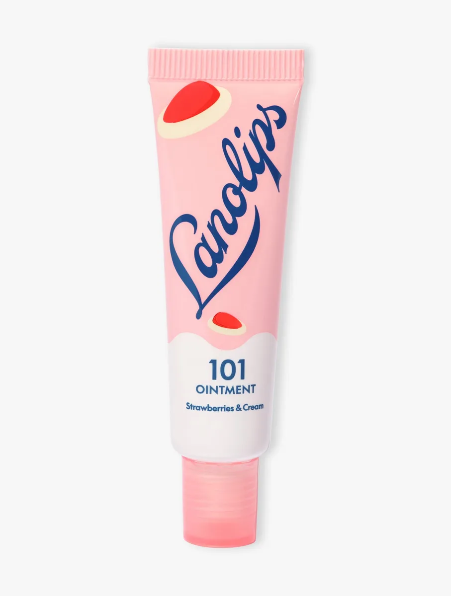 Lanolips × Allen’s Strawberries & Cream lip balm · 10g · product photo 1