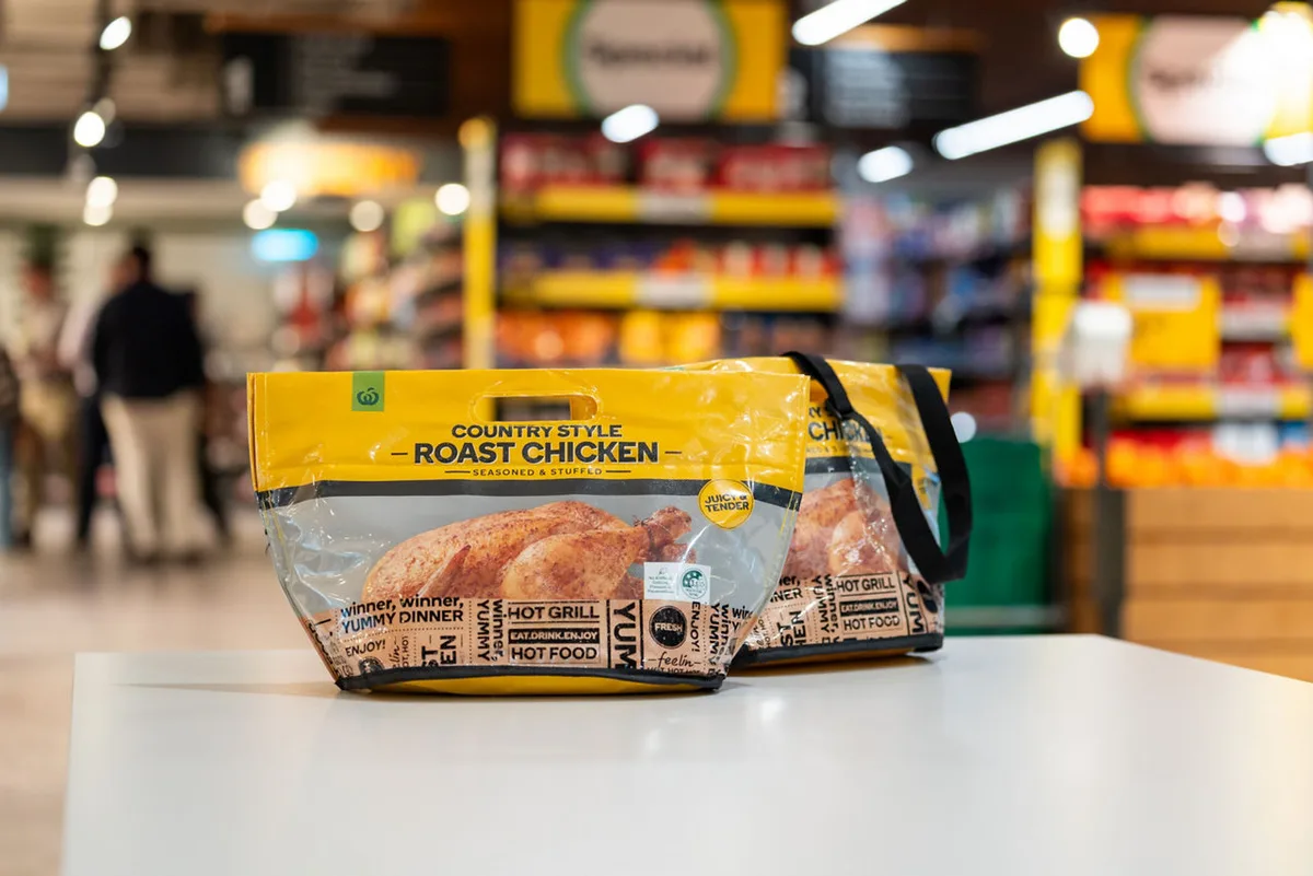 Woolworths Bachelor’s Handbag cooler bag · Roast chicken-shaped cooler bag · product photo 1